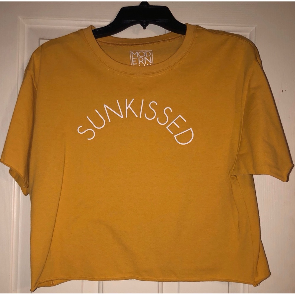 Target sunkissed crop top